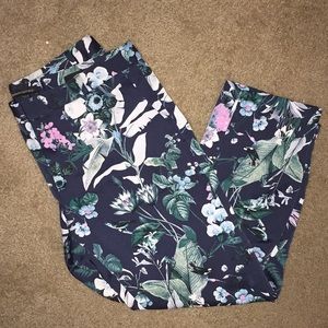Banana Republic Floral Avery Trouser